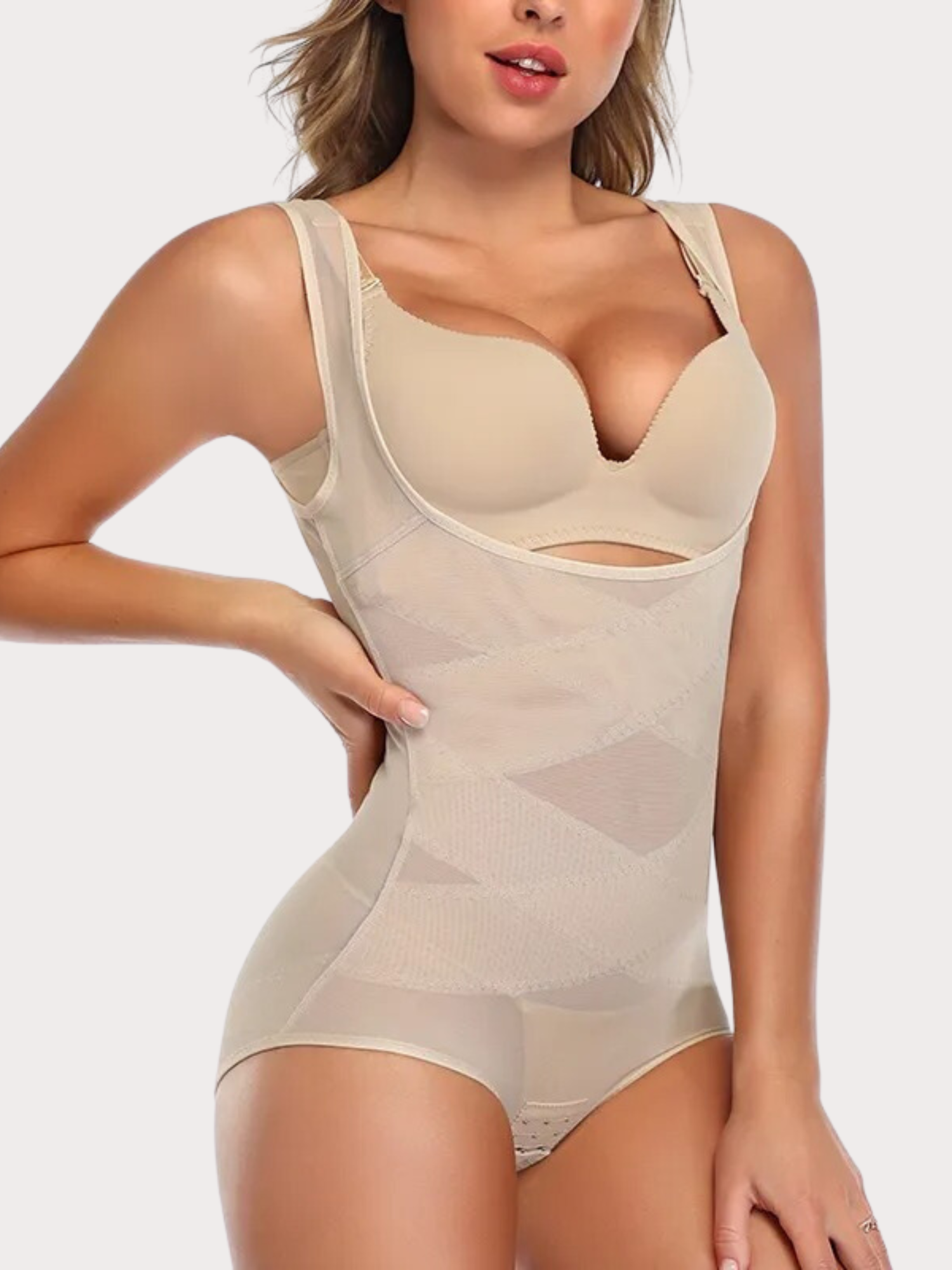 X‑Shape Compression Shapewear Bodysuit