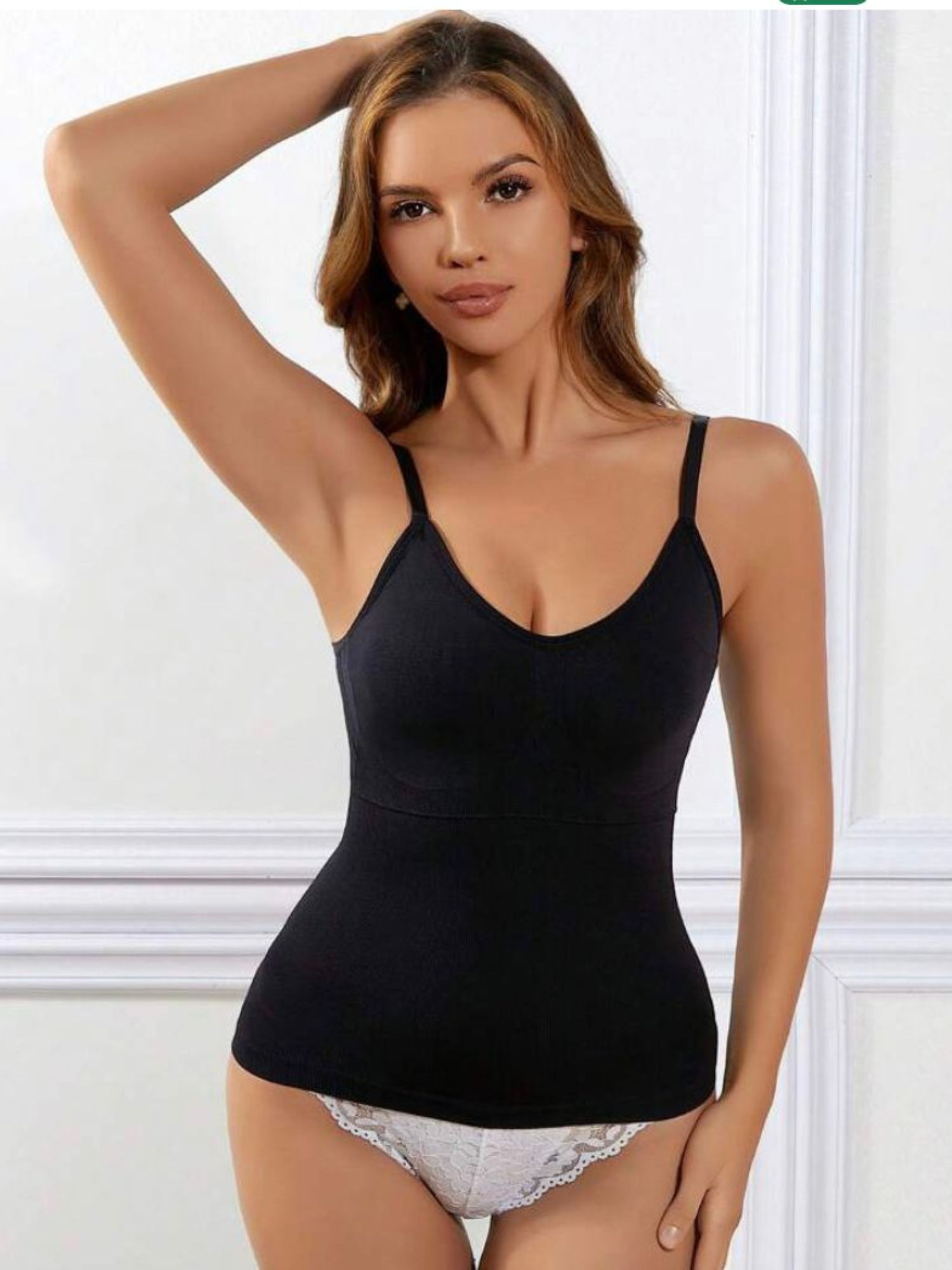 Nazzar Fit Suit Shirt Shaping Tank Top with Compression