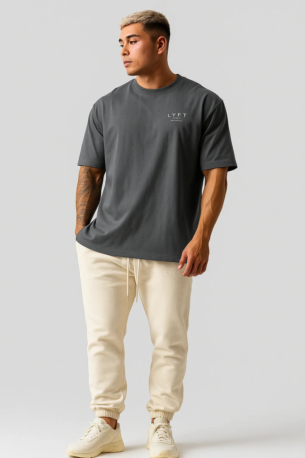 Nazzar Fit Men’s Oversized Sports Gym Shirt