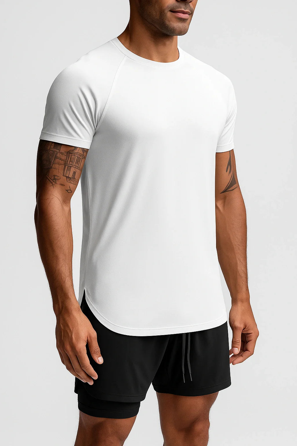 Nazzar Fit Men’s Premium Slim Minimalist Gym Shirt