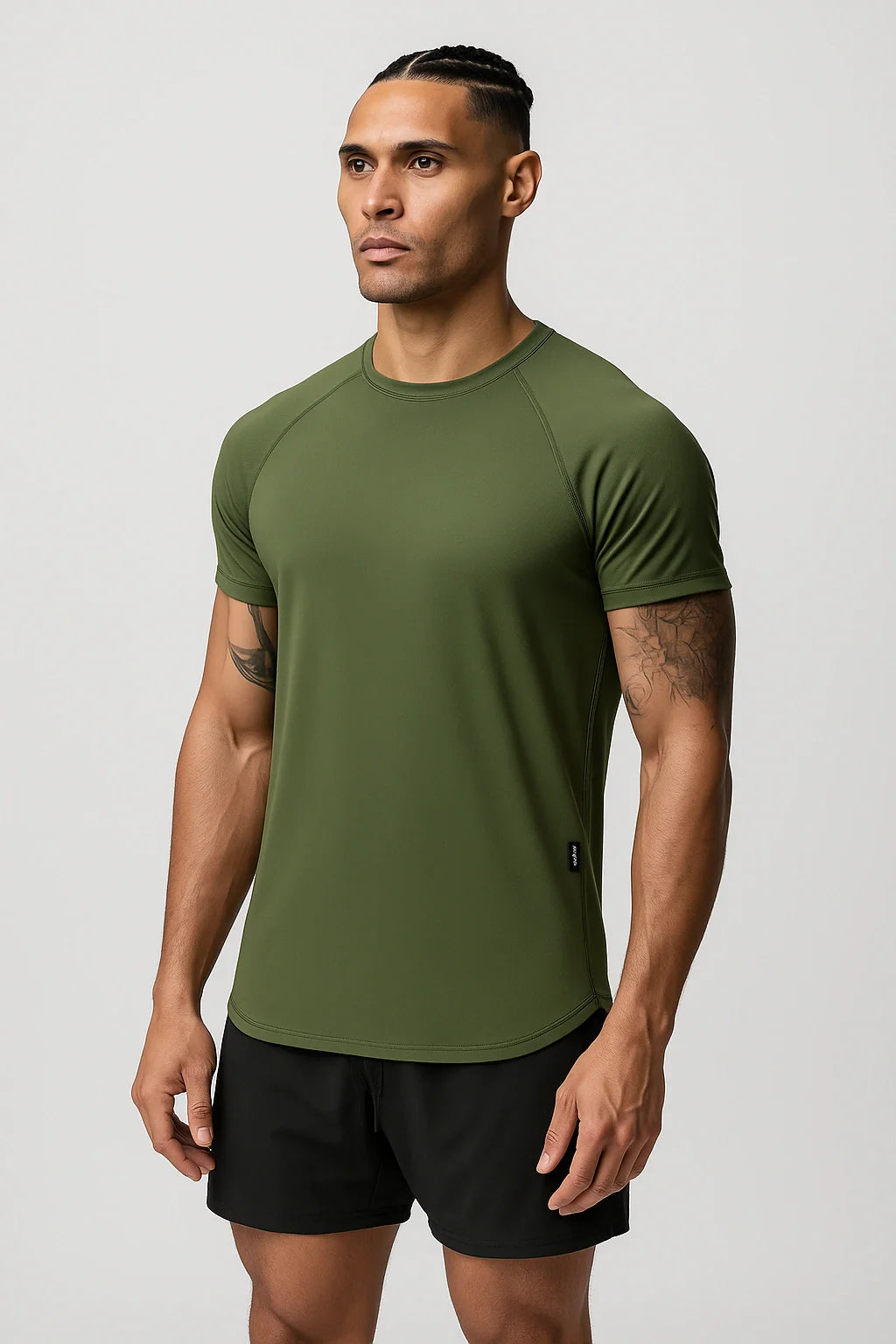 Nazzar Fit Men’s Premium Slim Minimalist Gym Shirt