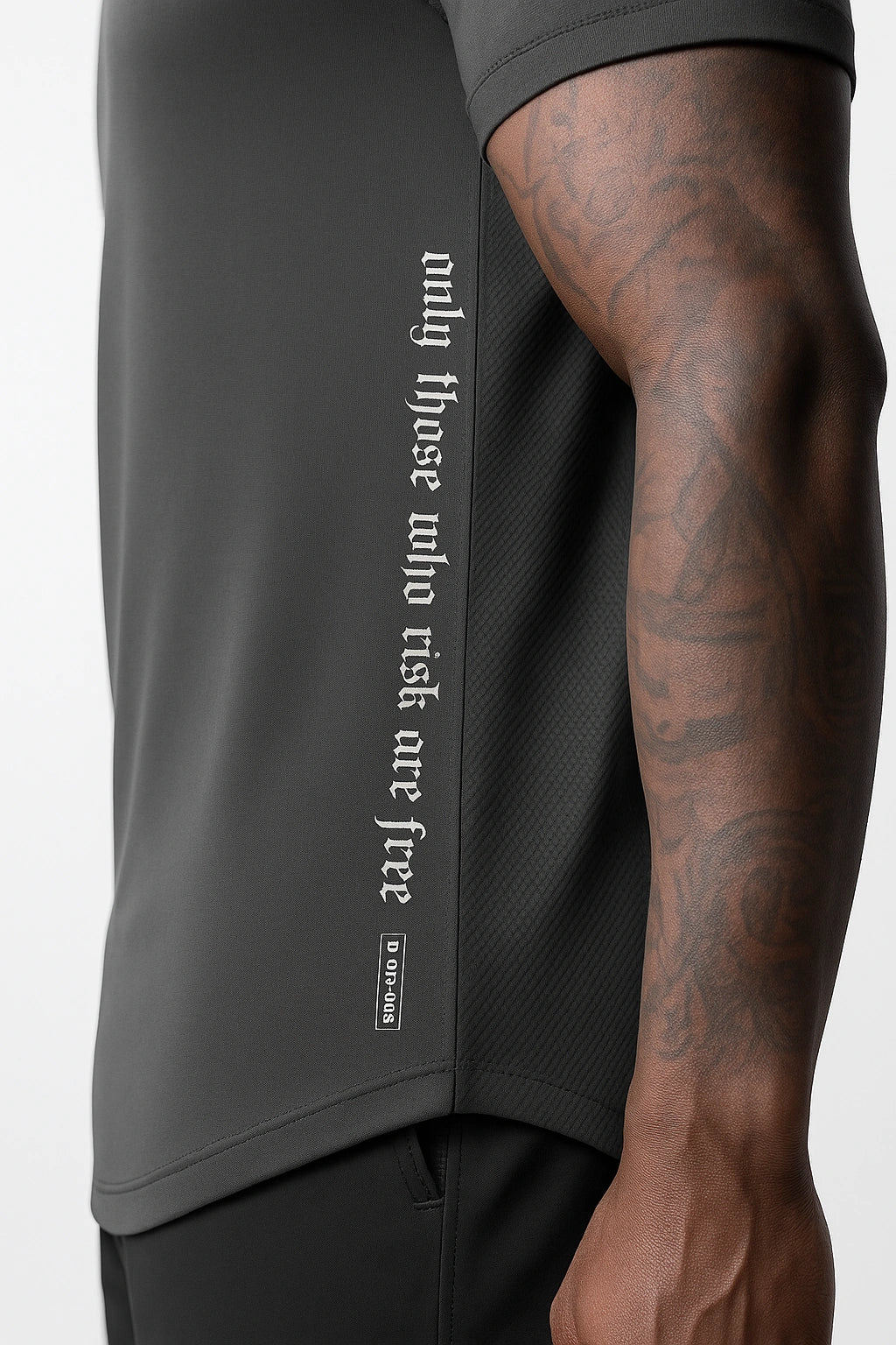 Nazzar Fit Men’s Minimalist Dry‑Fit Gym Shirt