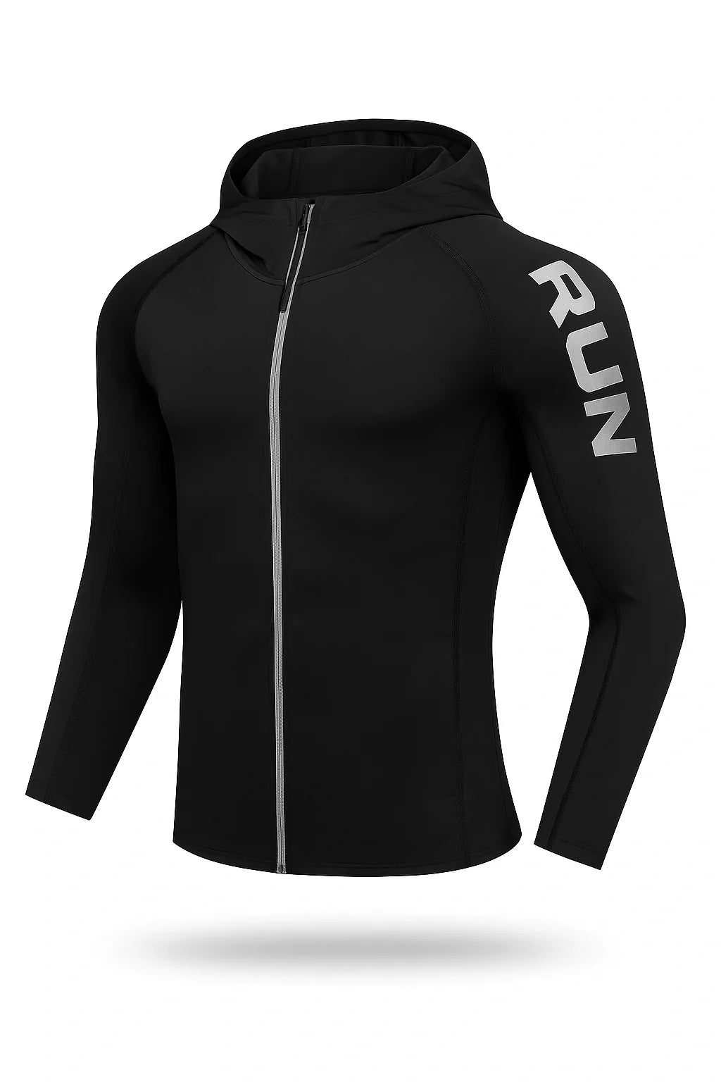 Nazzar Fit Men’s Reflective Breathable Hooded Sports Jacket