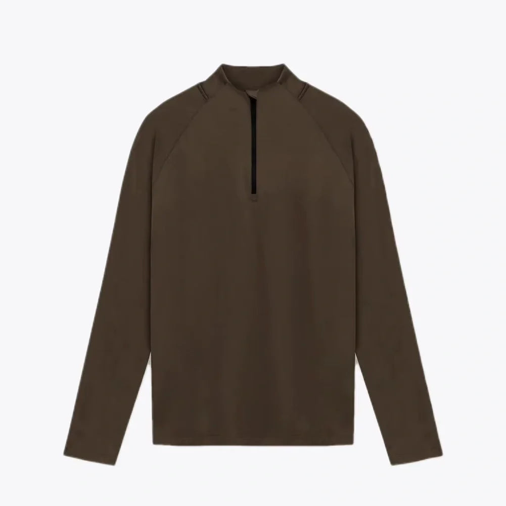 Nazzar Fit Men’s High‑Neck Casual Sports Shirt