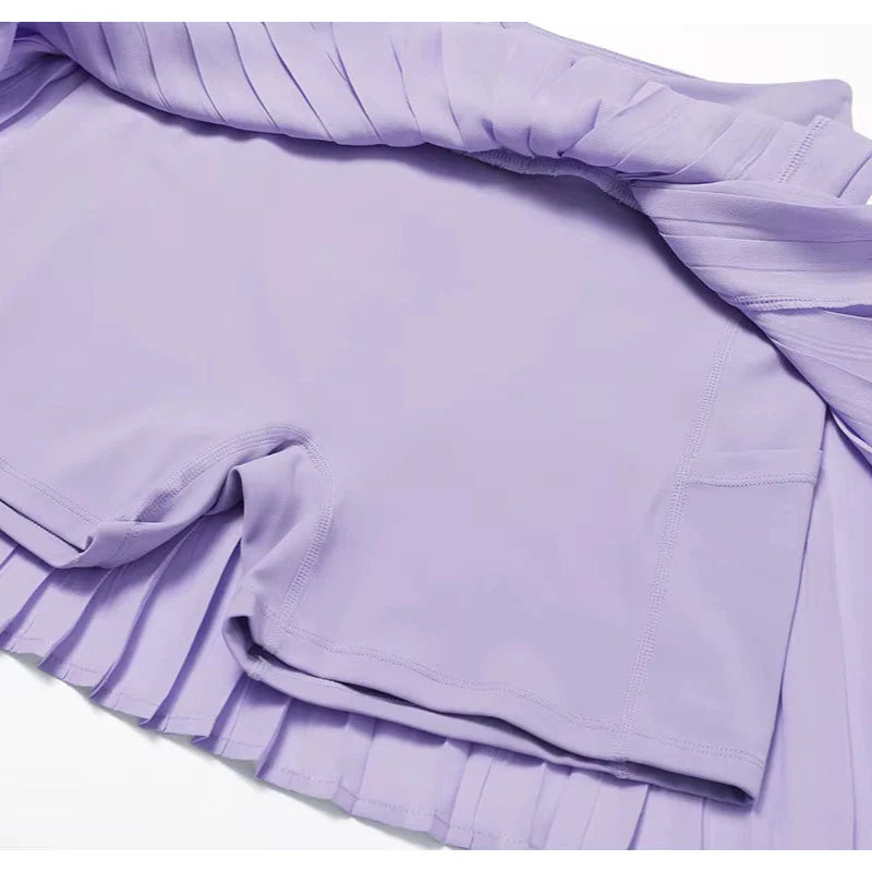 Nazzar Fit High‑Waisted Women’s Sports Skirt