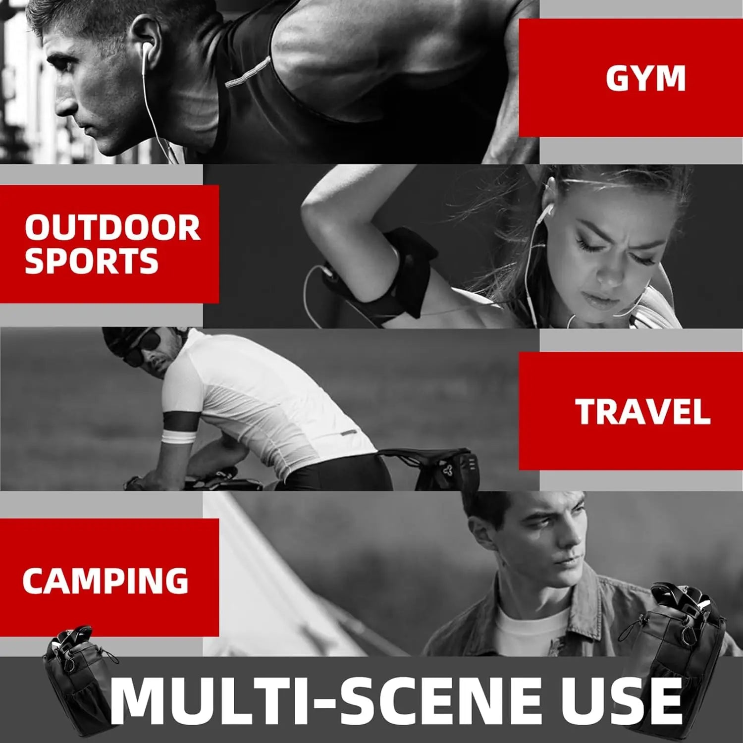 Magnetic Gym Essentials Bag