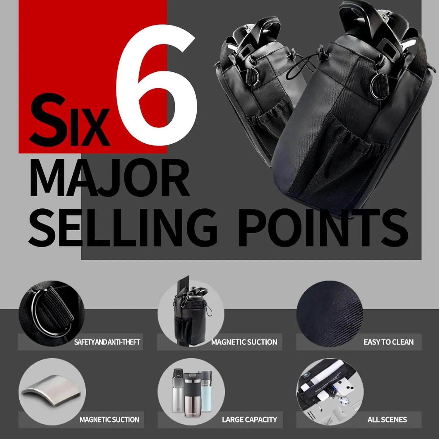 Magnetic Gym Essentials Bag