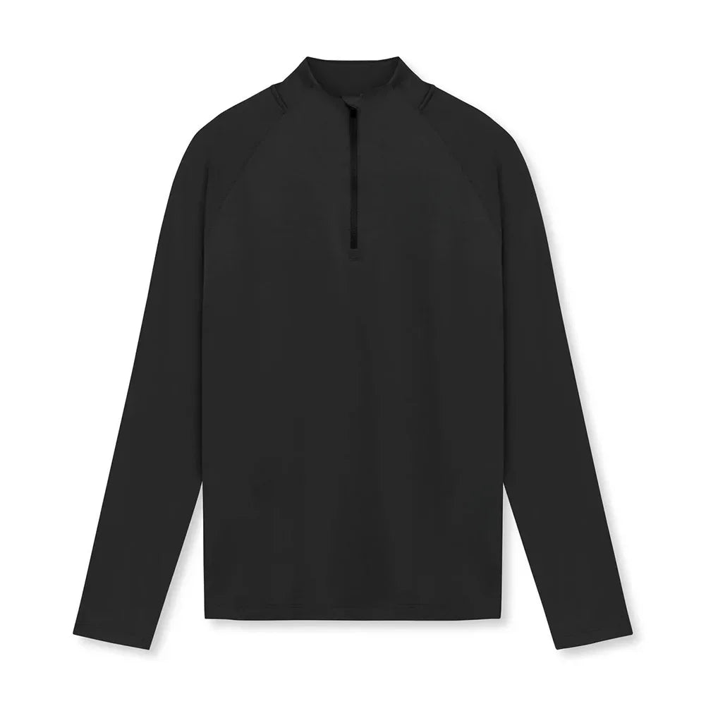 Nazzar Fit Men’s High‑Neck Casual Sports Shirt