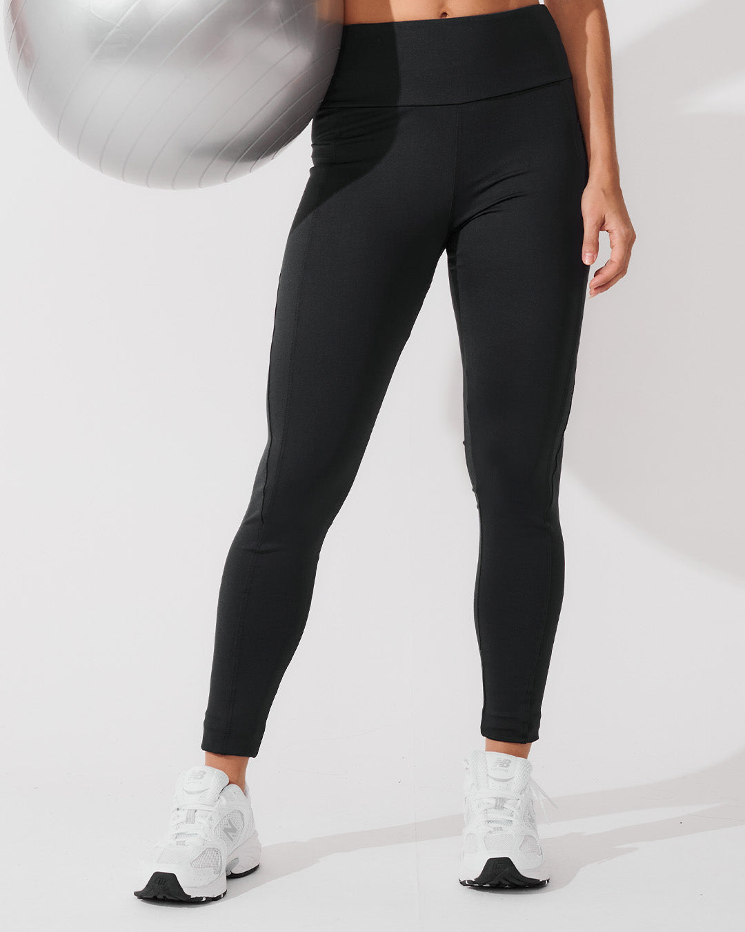 Nazzar Fit Black Compression Leggings with Lining