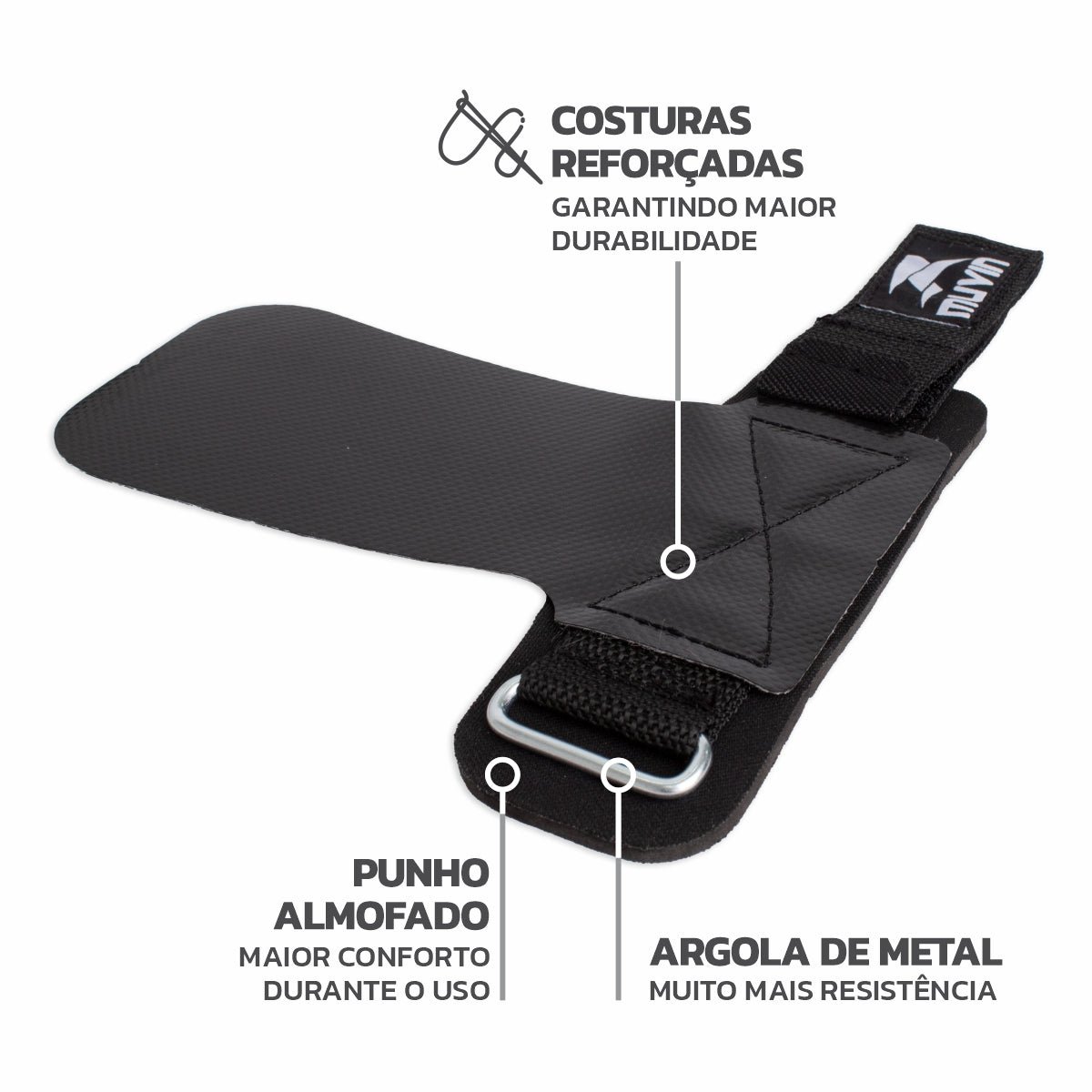 Luva Hand Grip para Crossfit Basic - LVA-800