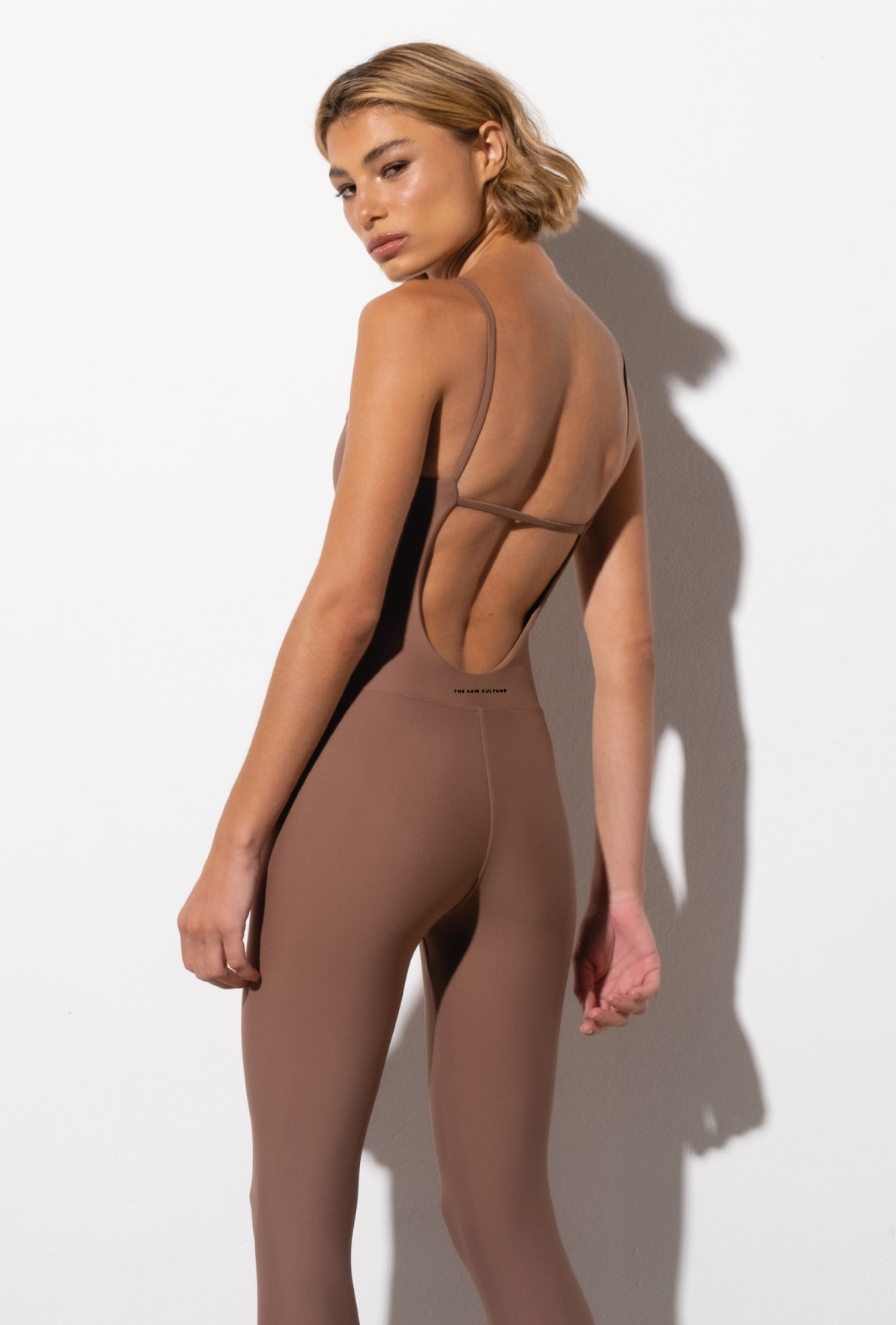 Nazzar Fit Open Soft Cappuccino Jumpsuit