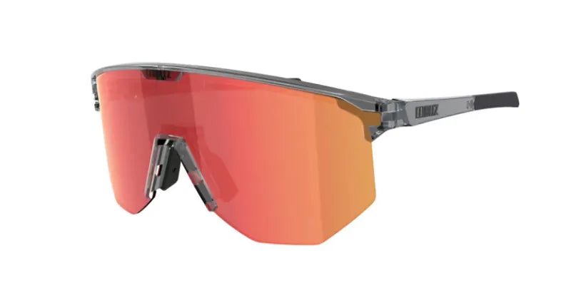 Transparent Dark Grey & Red Cycling Glasses