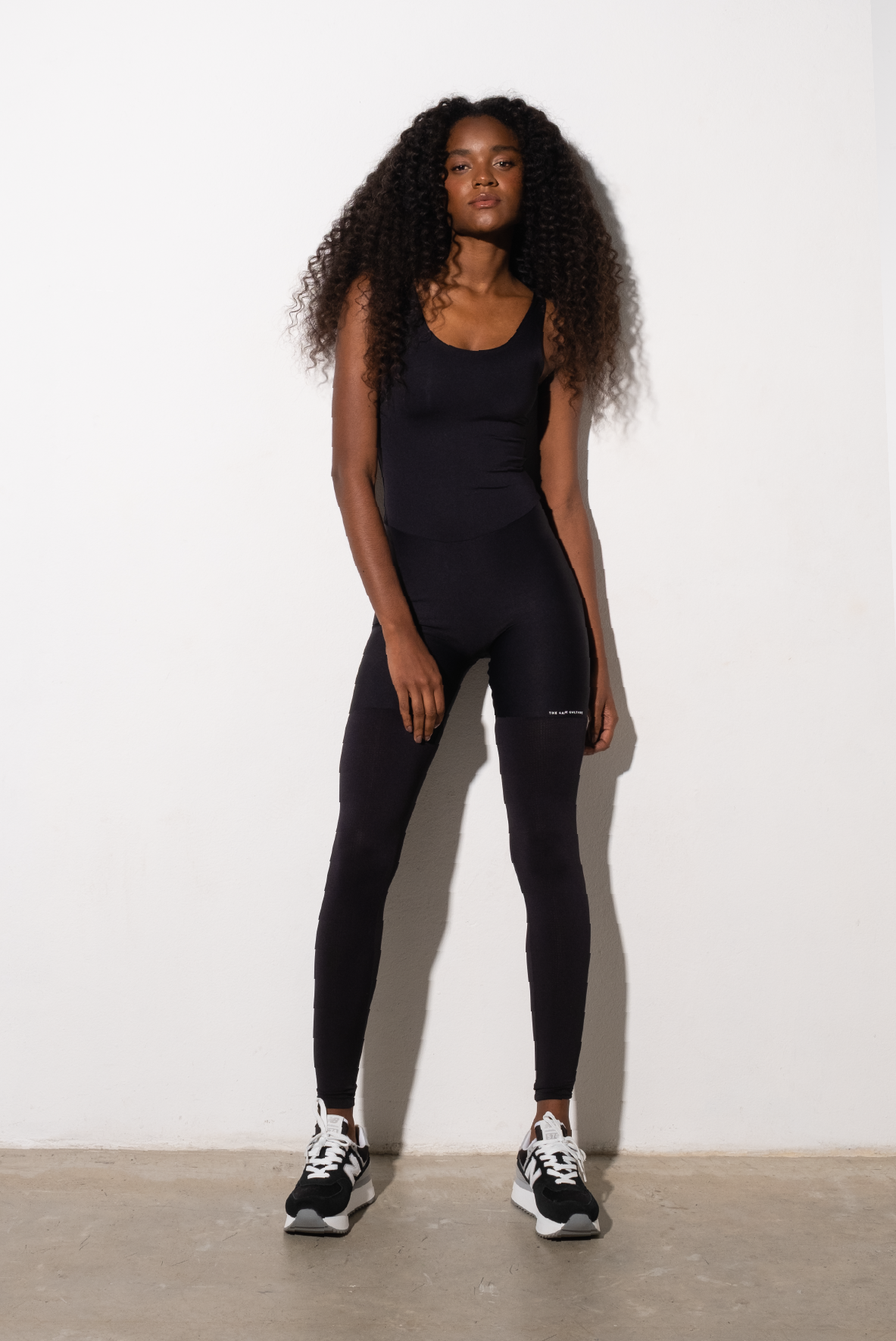 Nazzar Fit Diamond Compress Dark Coffee Jumpsuit