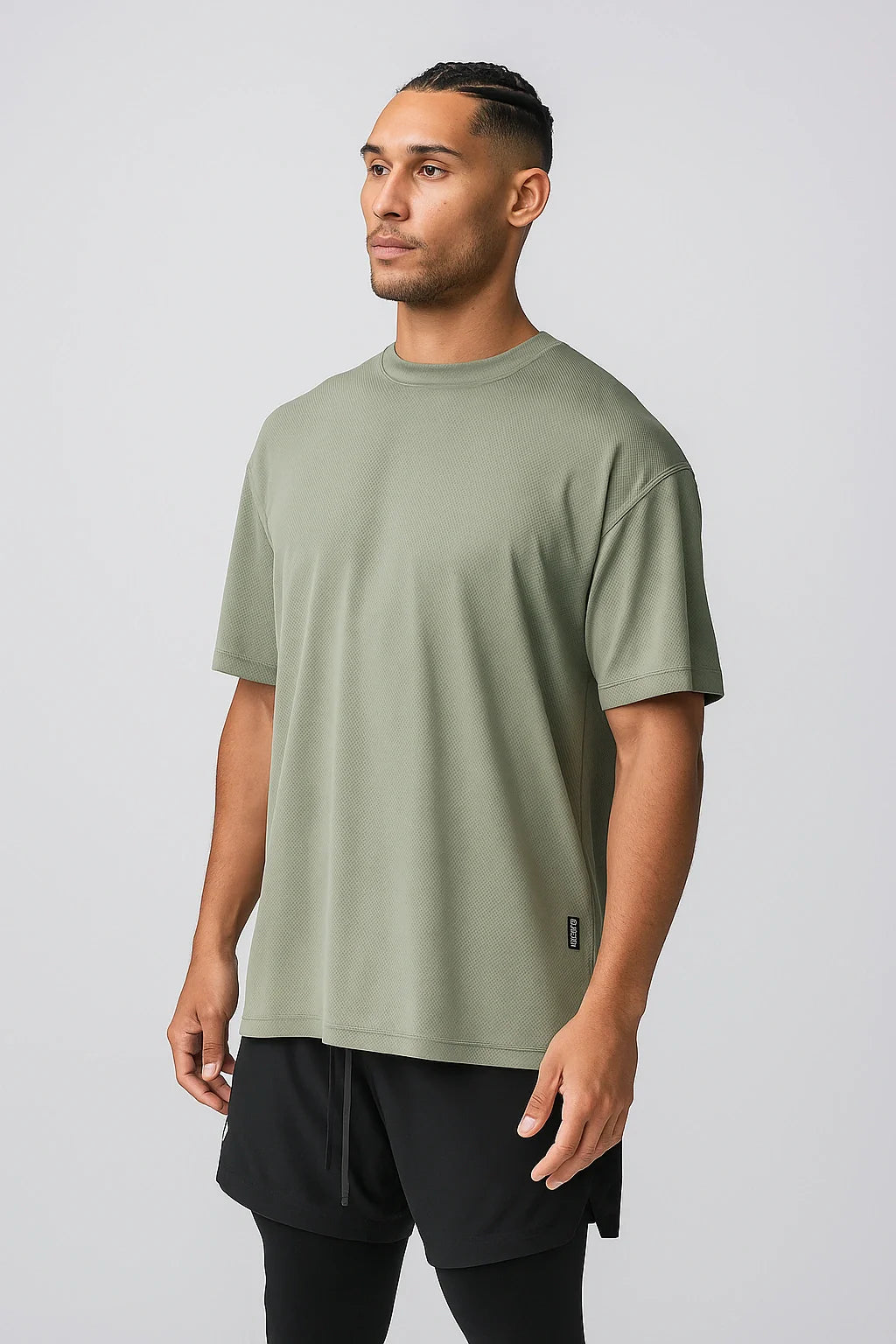 Nazzar Fit Men’s Oversized Minimalist Fitness Shirt
