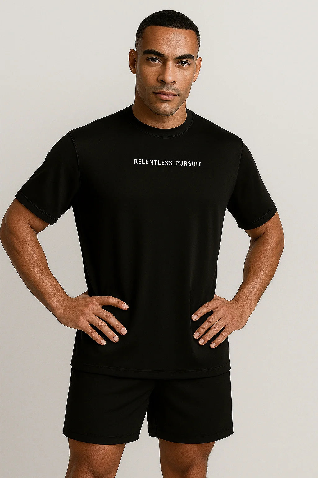 Nazzar Fit Premium Minimalist Men’s Sports Gym Shirt