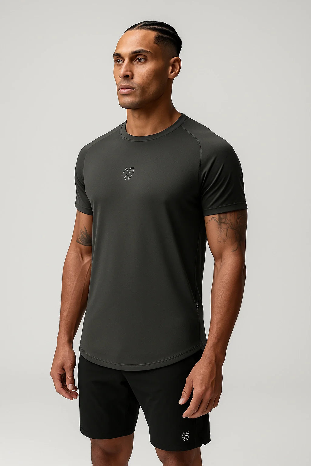 Nazzar Fit Men’s Slim‑Fit Sports Gym Shirt