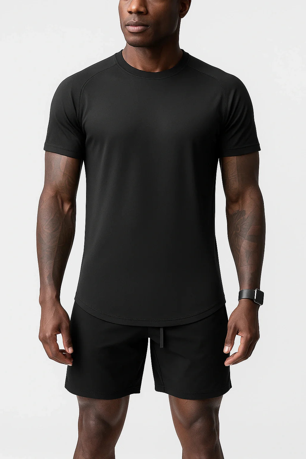 Nazzar Fit Men’s Minimalist Dry‑Fit Gym Shirt