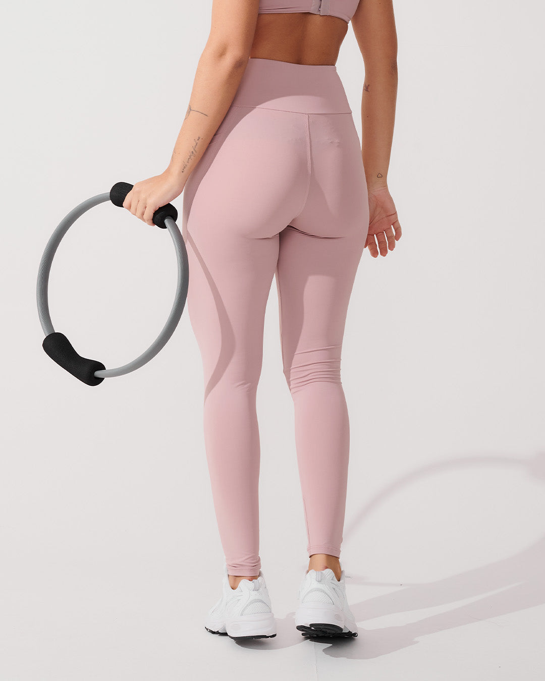 Nazzar Fit Rose Compression Leggings with Lining