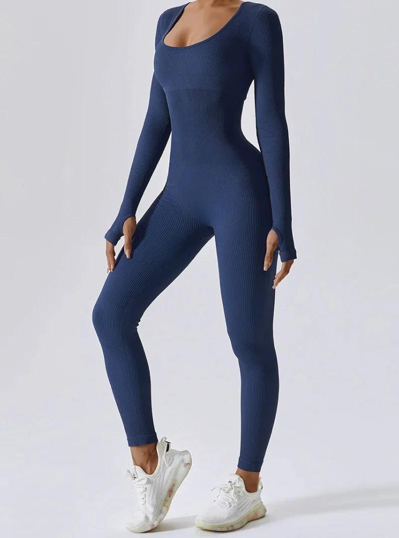 Nazzar Fit Yoga Knit Jumpsuit