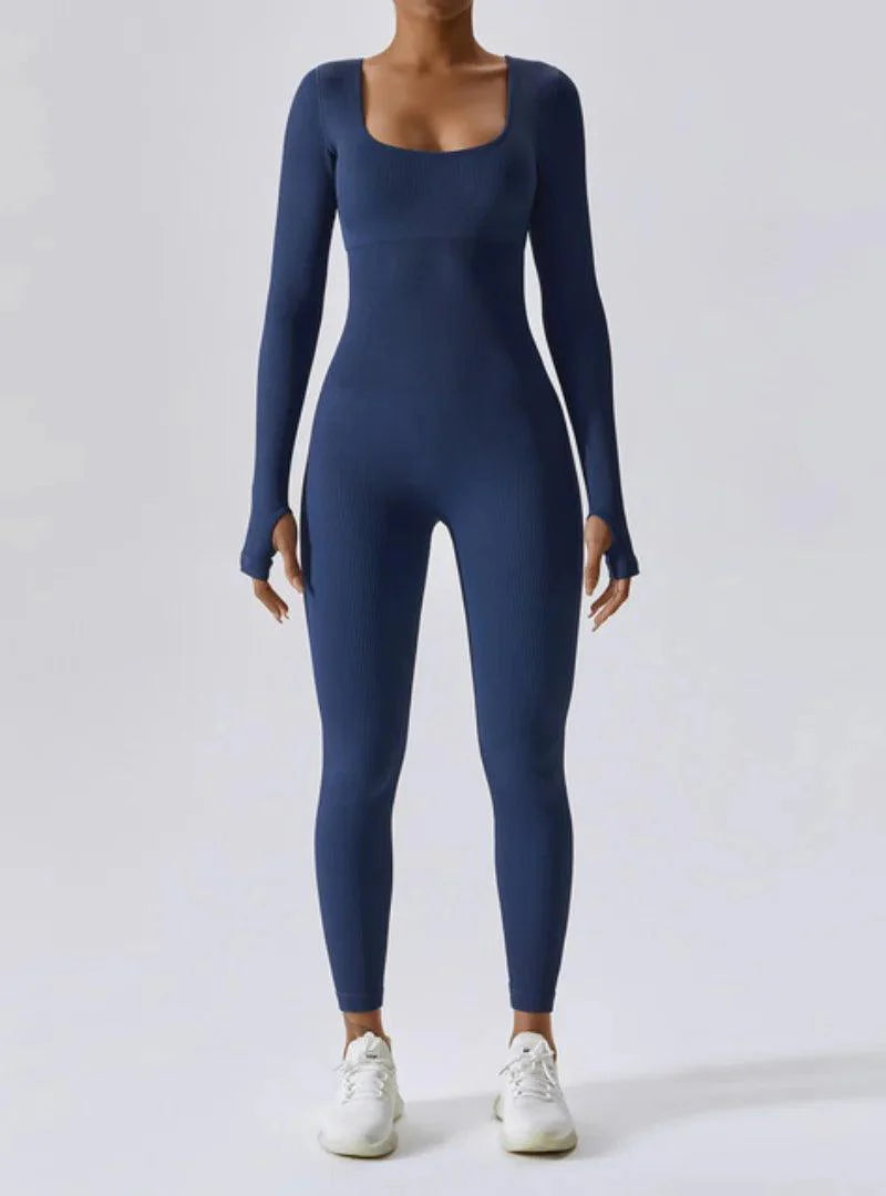 Nazzar Fit Yoga Knit Jumpsuit